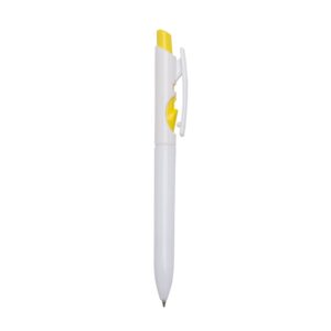 01097L-caneta-plastica-amarelo-1480-1480428146 - Cantareira Brindes