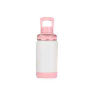 09181-garrafa-termica-400ml-branco-com-rosa-27327-1771952780 - Cantareira Brindes