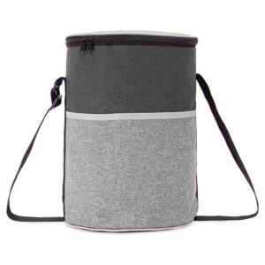 15218-bolsa-termica-16-litros-cinza-22405-1748873652 - Cantareira Brindes