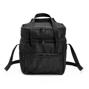 15411-bolsa-termica-dupla-14l-preto-27608-1772821701 - Cantareira Brindes