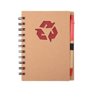 CADERNO ECOLÓGICO COM CANETA