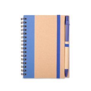 CADERNO ECOLÓGICO COM CANETA